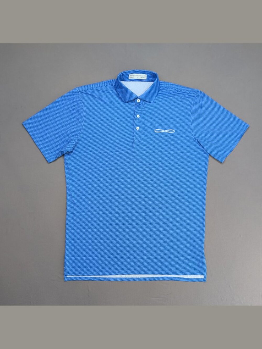 Holderness & Bourne Byrd Blue Golf Polo L Tailored Fit